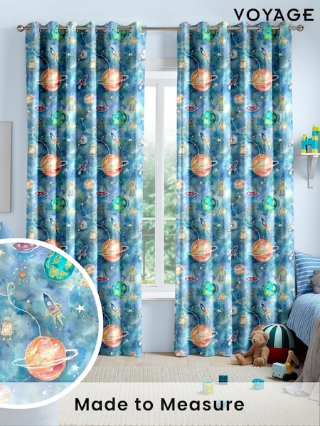 Voyage Sky Kids Out Of This World Made To Measure Curtains (C51724) | £100