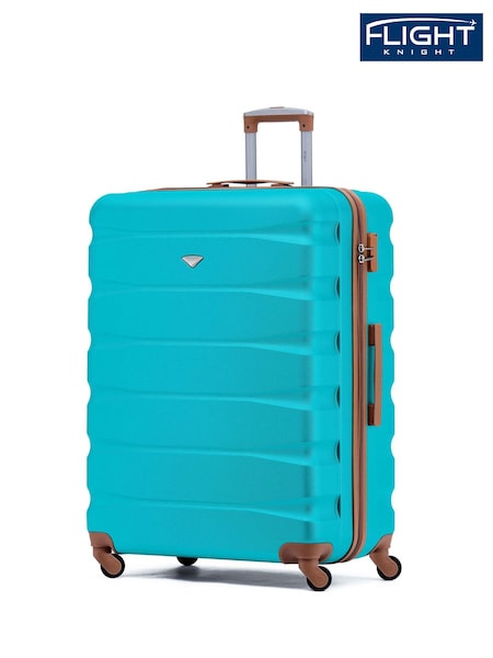 Flight Knight Large Hardcase Lightweight Check In Suitcase With 4 Wheels (C52182) | £80