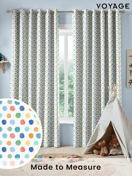 Voyage Primary Dotty Made To Measure Curtains (C52337) | £100