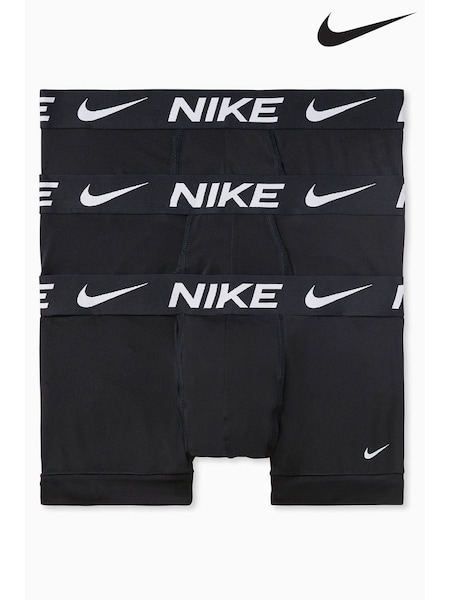 Nike Black Nike Dri-FIT Essential Black Micro Trunks 3 Pack (C52412) | £32