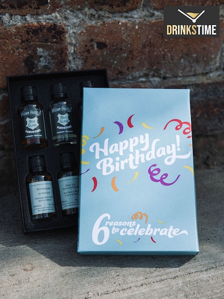 DrinksTime Birthday Confetti Whiskey 6x3cl Gift Set (C52422) | £30