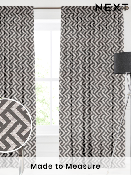 Grey Amble Made To Measure Curtains (C52642) | £109