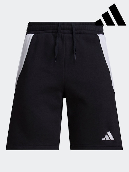 adidas Black/White Tiro 24 Sweat Shorts (C52767) | £23
