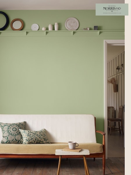 Morris & Co. Leafy Arbour Water Based Eggshell 1Lt Paint (C52849) | £45