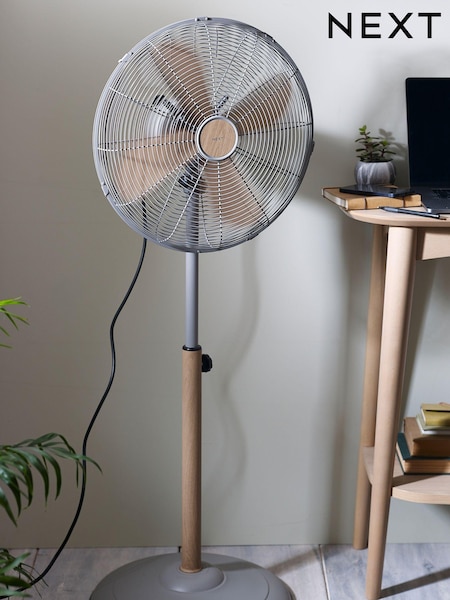 Grey Malvern Pedestal Fan (C53476) | £58