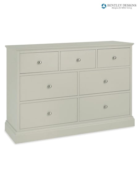 Bentley Designs Cotton Grey Ashby 3-4 Drawer Chest (C54129) | £700