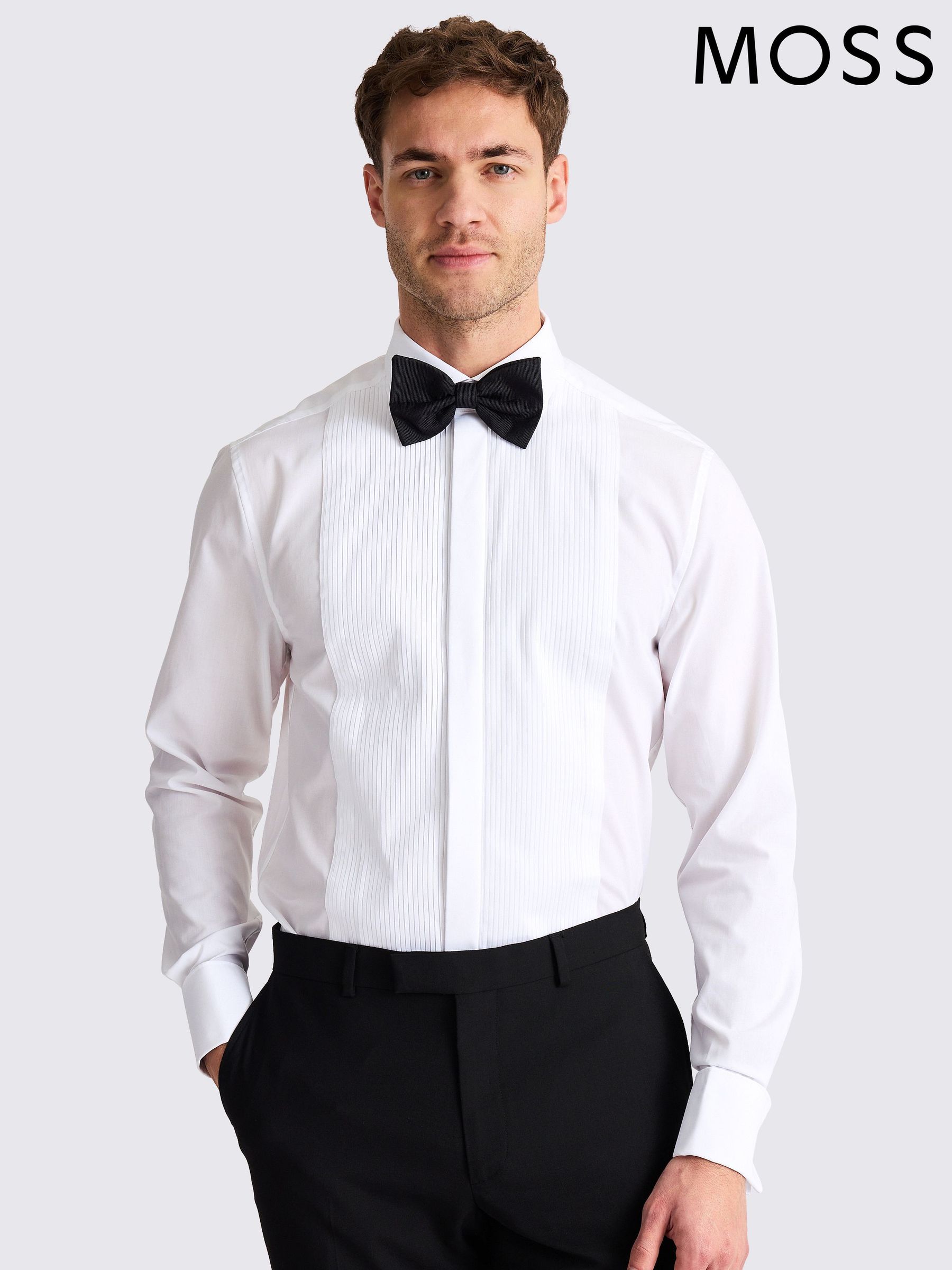 next black tie shirt