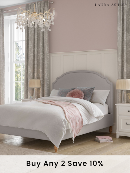 Laura Ashley Vivienne Soft Silver Bytham Bed (C55213) | £525 - £675
