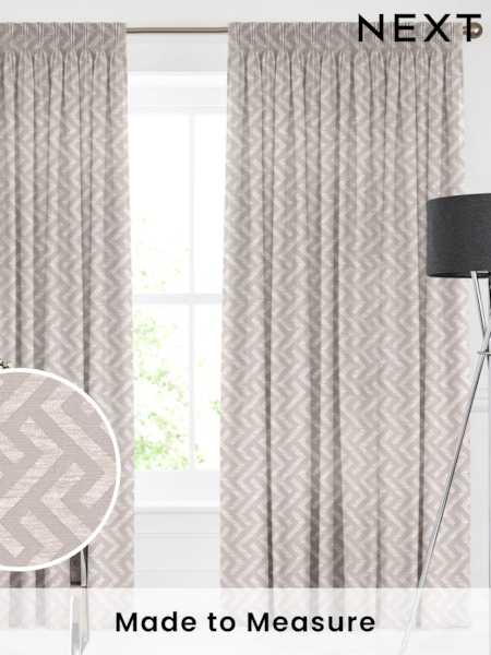 Silver Amble Made To Measure Curtains (C55218) | £109