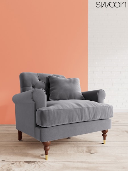 Easy Velvet/Granite Sidbury By Swoon (C55423) | £1,199