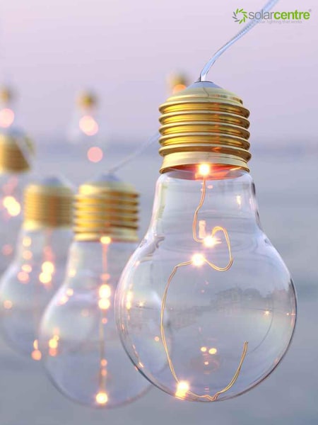 SolarCentre Lumify Vintage USB 20 Bulb Outdoor Line Lights (C55493) | £70