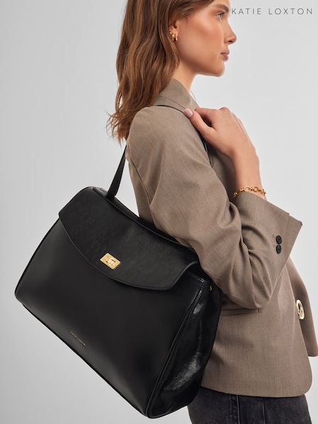 Black - Katie Loxton Victoria Shoulder Bag