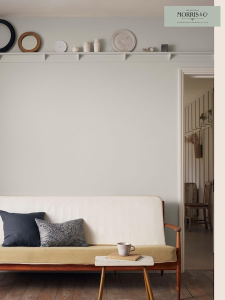 Morris & Co. Farringdon Grey Matt Emulsion Paint (C55709) | £5