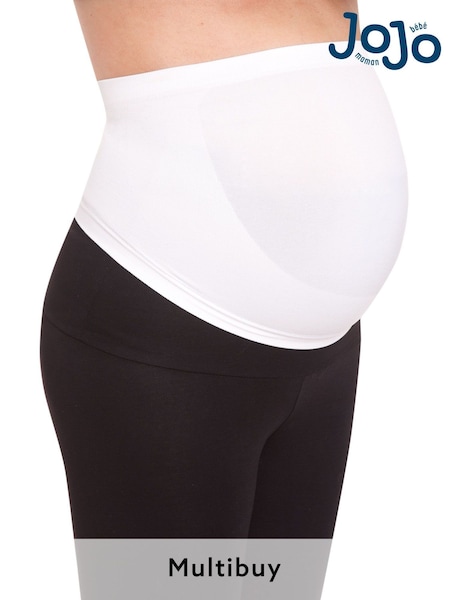 JoJo Maman Bébé White Seamless Bump Support Band (C56026) | £14