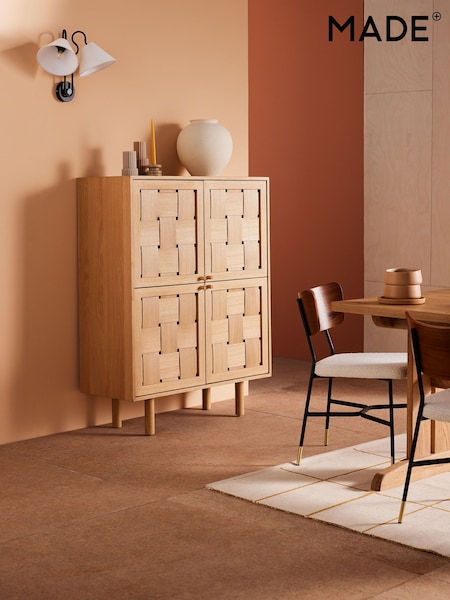 MADE.COM Oak River Tall Sideboard (C56316) | £899