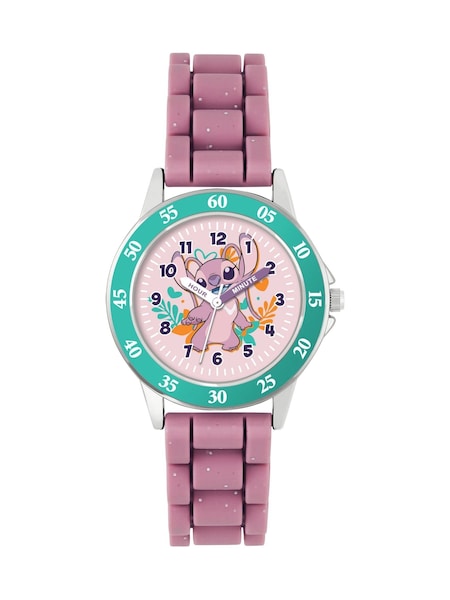 Peers Hardy Disney Lilo and Stitch Pink Angel Time Teacher Watch (C56650) | £20