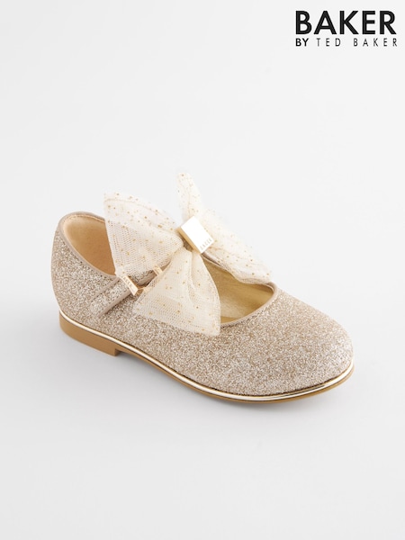 Baker by Ted Baker Girls Mary Jane Bow Occasion Shoes (C57028) | £36