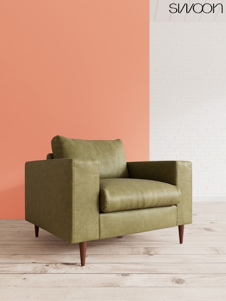 Smart Leather/Green Evesham By Swoon (C57511) | £929