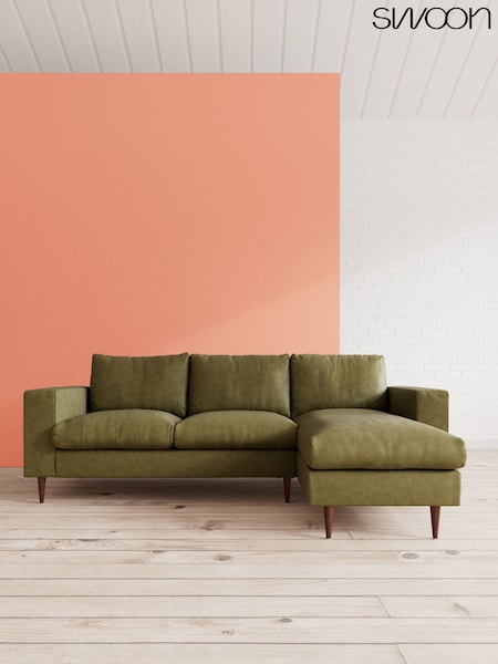 Smart Leather/Green Evesham By Swoon (C57511) | £2,199