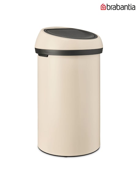 Brabantia Cream 60L Touch Bin (C57647) | £150