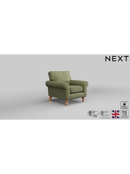 Chunky Boucle Easy Clean/Mid Green Mallory (C57848) | £625