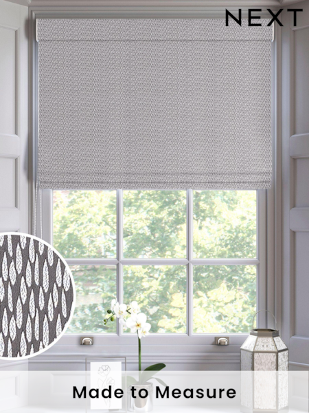 Grey Artist Made To Measure Roman Blind (C58147) | £79