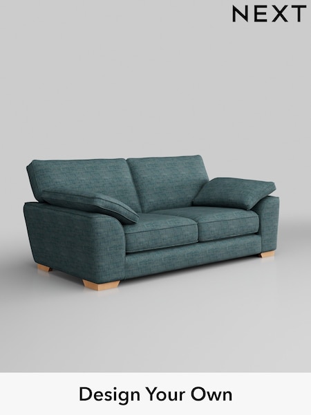 Boucle Weave Easy Clean/Dark Teal Green Stamford Grand Relaxed Sit (C59205) | £1,599