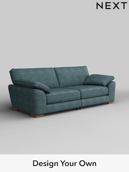 Boucle Weave Easy Clean/Dark Teal Green Stamford Grand Relaxed Sit (C59205) | £1,699