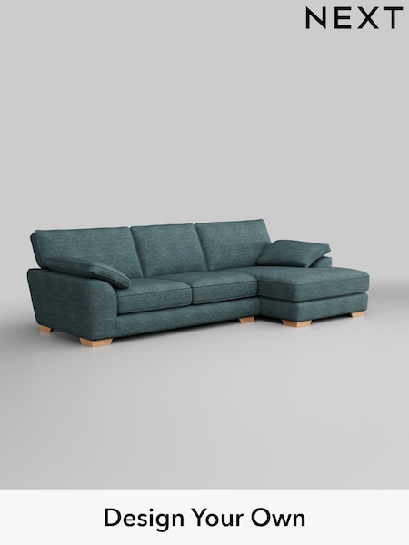 Boucle Weave Easy Clean/Dark Teal Green Stamford Grand Relaxed Sit (C59205) | £2,399