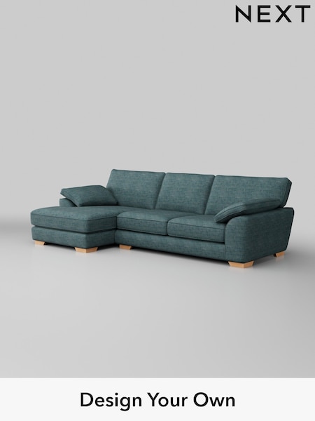 Boucle Weave Easy Clean/Dark Teal Green Stamford Grand Relaxed Sit (C59205) | £2,399