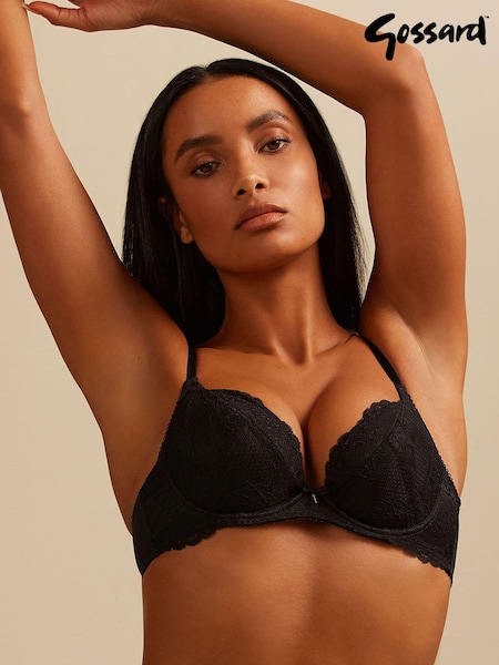 Gossard Superboost Lace Padded Plunge Bra (C60188) | £40
