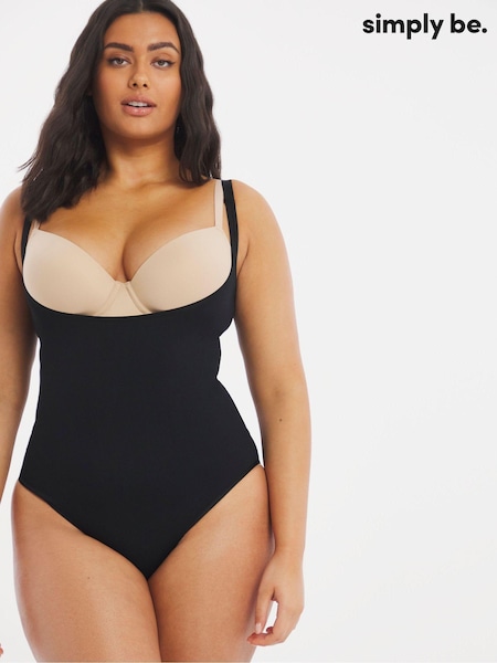 Simply Be Black Magisculpt Wear Your Own Bra Seamfree Control Body (C60207) | £24