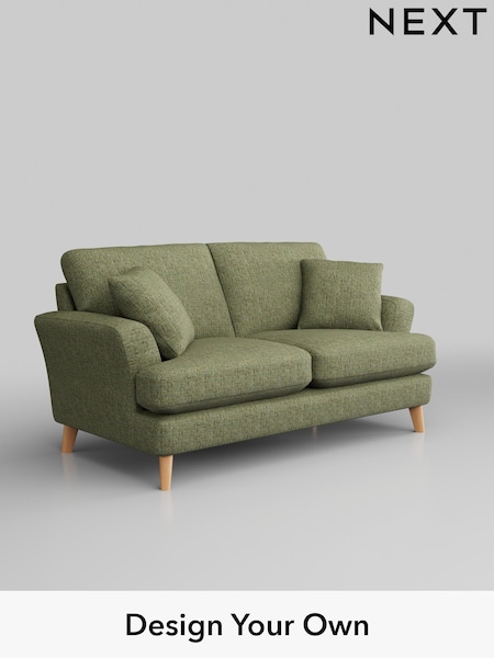 Chunky Boucle Easy Clean/Mid Green Conway Relaxed Sit (C60285) | £1,250