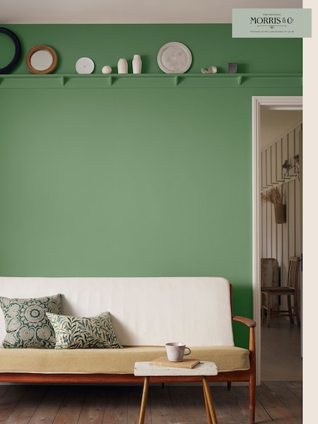 Morris & Co. Herball Green Water Based Eggshell 1Lt Paint (C60467) | £45