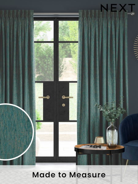 Peacock Jaya Made To Measure Curtains (C60865) | £100