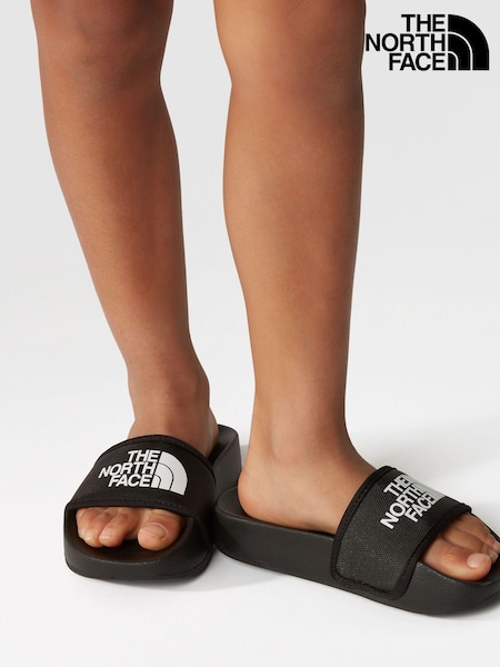 The North Face Black/White Kids Basecamp III Sliders (C61030) | £30