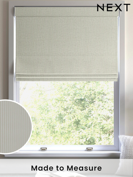 Ivory Cream Jangga Made To Measure Roman Blinds (C61734) | £79