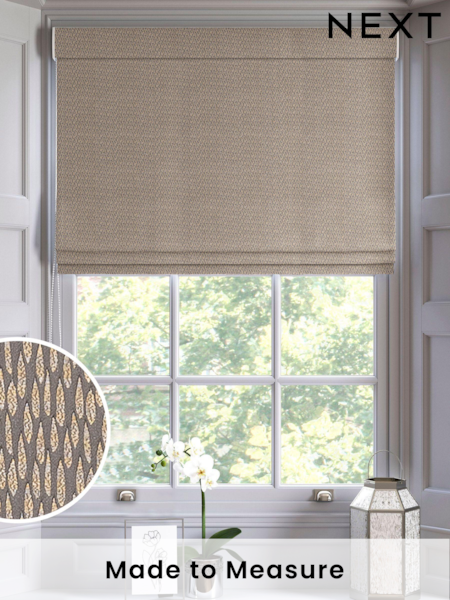 Mole Brown Artist Made To Measure Roman Blinds (C62090) | £79