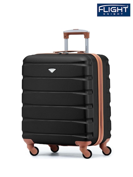 Flight Knight 56x45x25cm EasyJet Overhead 4 Wheel ABS Hard Case Cabin Carry On Hand Luggage (C62725) | £50