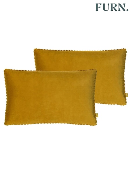 furn. 2 Pack Yellow Cosmo Filled Cushions (C64248) | £20