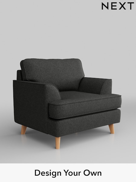 Tweedy Blend Easy Clean/Charcoal Grey Peyton (C64539) | £525