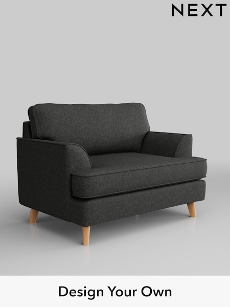Tweedy Blend Easy Clean/Charcoal Grey Peyton (C64539) | £625