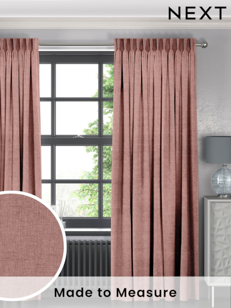 Blossom Pink Paso Made To Measure Curtains (C65506) | £61