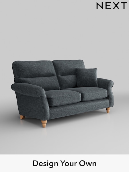 Plush Chenille/Slate Blue Ashford Highback (C65793) | £1,325
