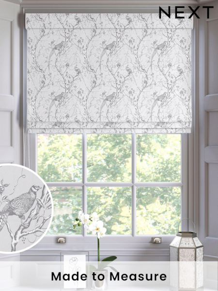 Silver Carren Made To Measure Roman Blind (C65936) | £84