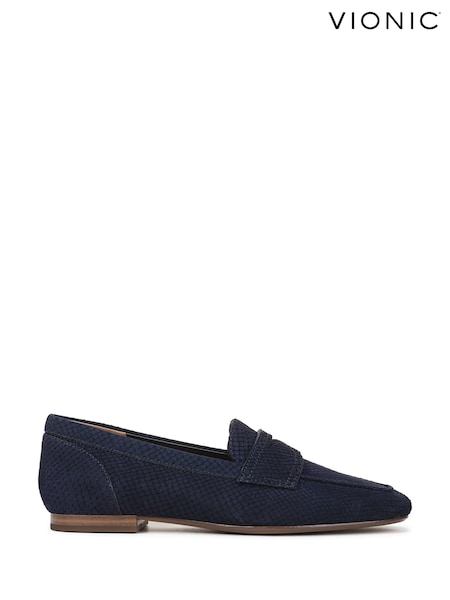 Blue - Vionic Sadie Regular Fit Arch Support Loafer