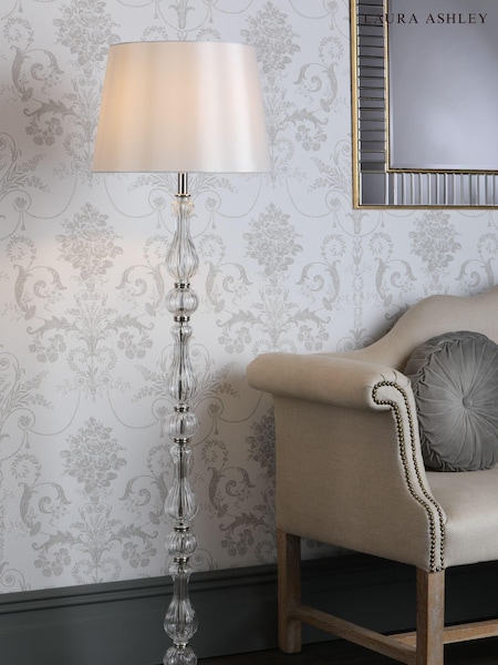 Laura Ashley Clear Bradshaw Complete Floor Lamp (C66115) | £225