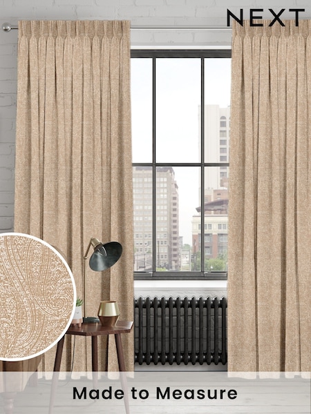 Natural Elias Made To Measure Curtains (C67132) | £109