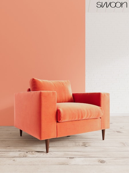 Easy Velvet/Burnt Orange Evesham By Swoon (C67388) | £899