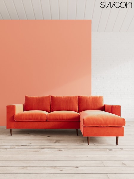 Easy Velvet/Burnt Orange Evesham By Swoon (C67388) | £2,089